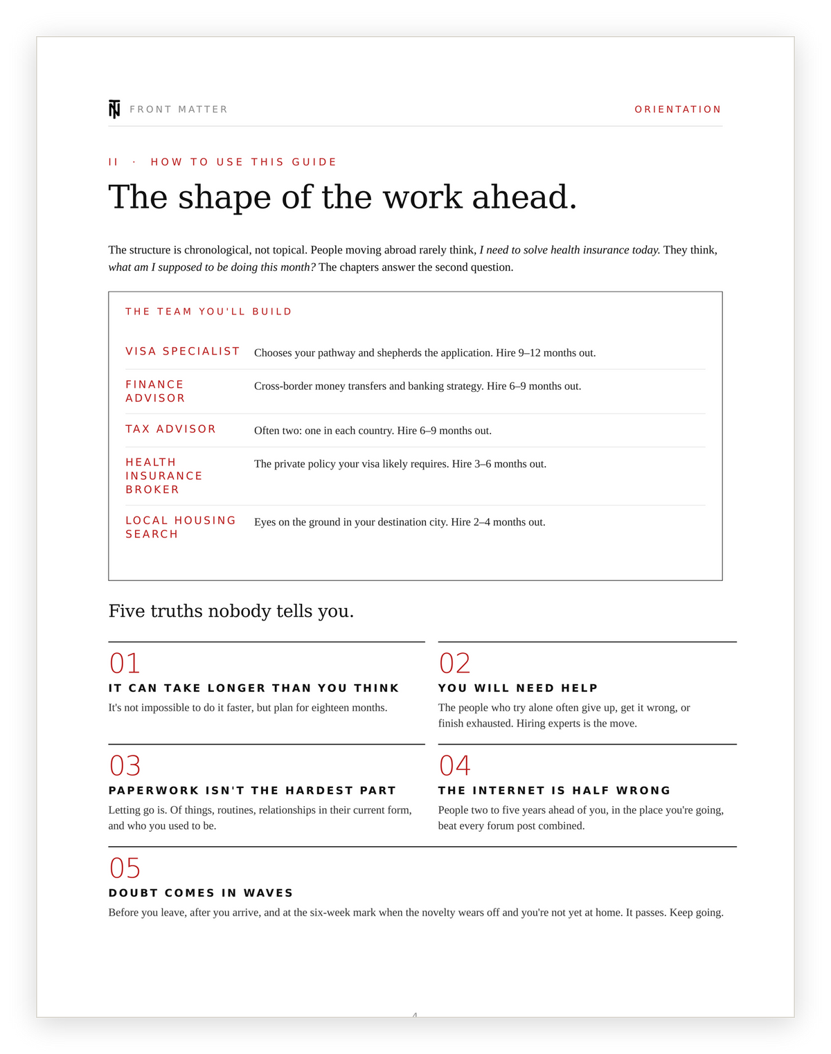 Moving Abroad Guide: The Roadmap (PDF)